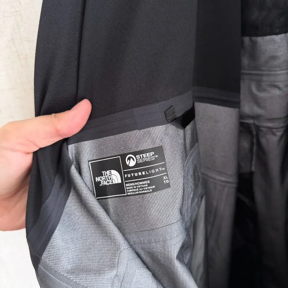The North Face Brigandine Bib Pant Men XL Black Futurelight Steep Series Outdoor